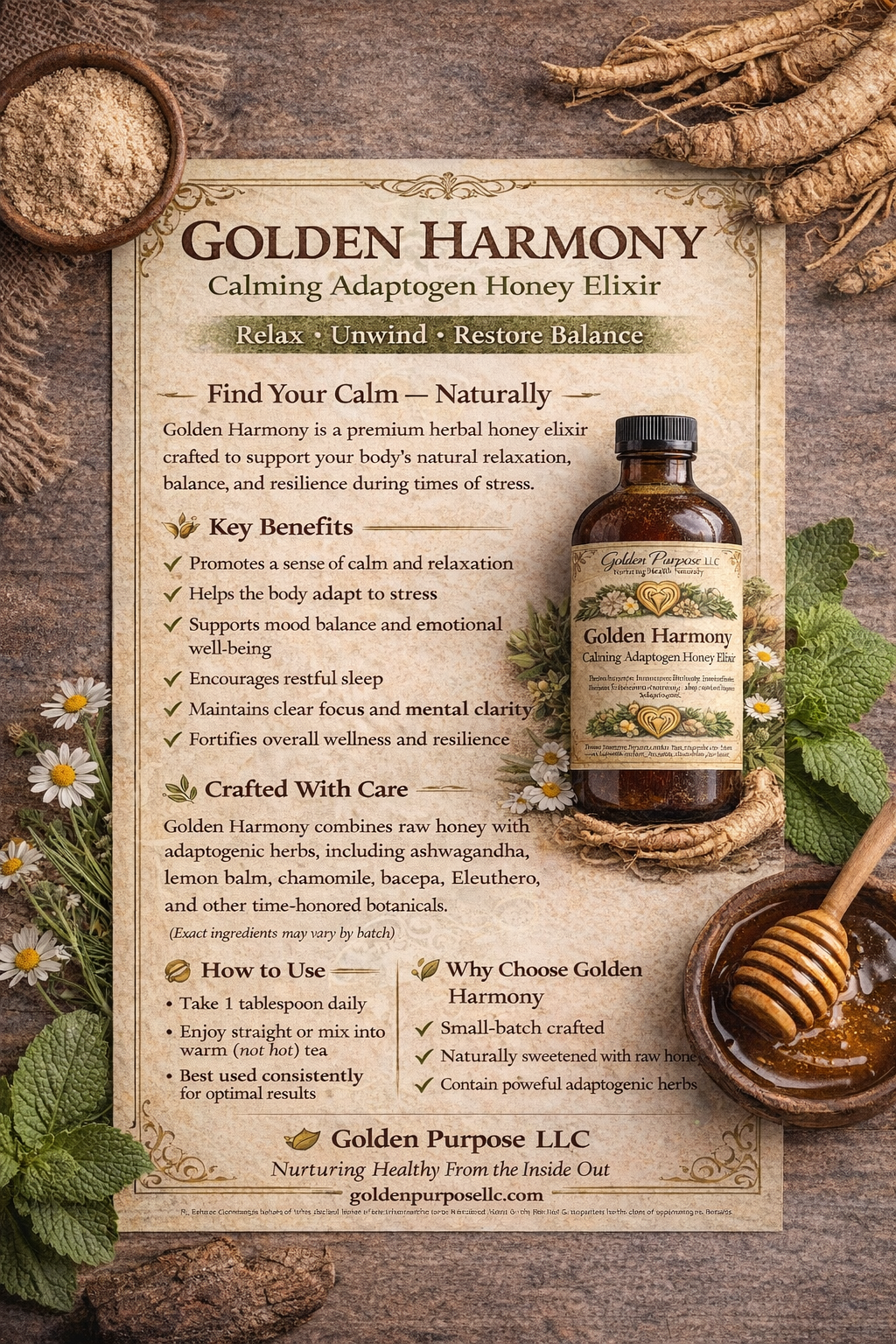 Golden Harmony Elixr