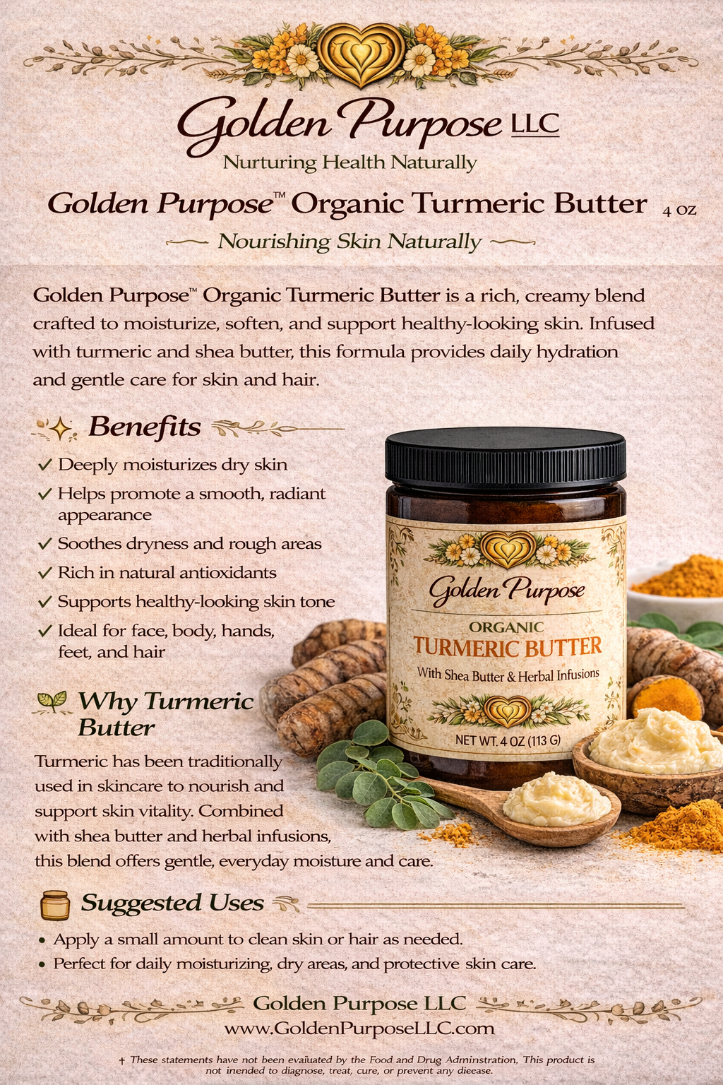 Tumeric butter
