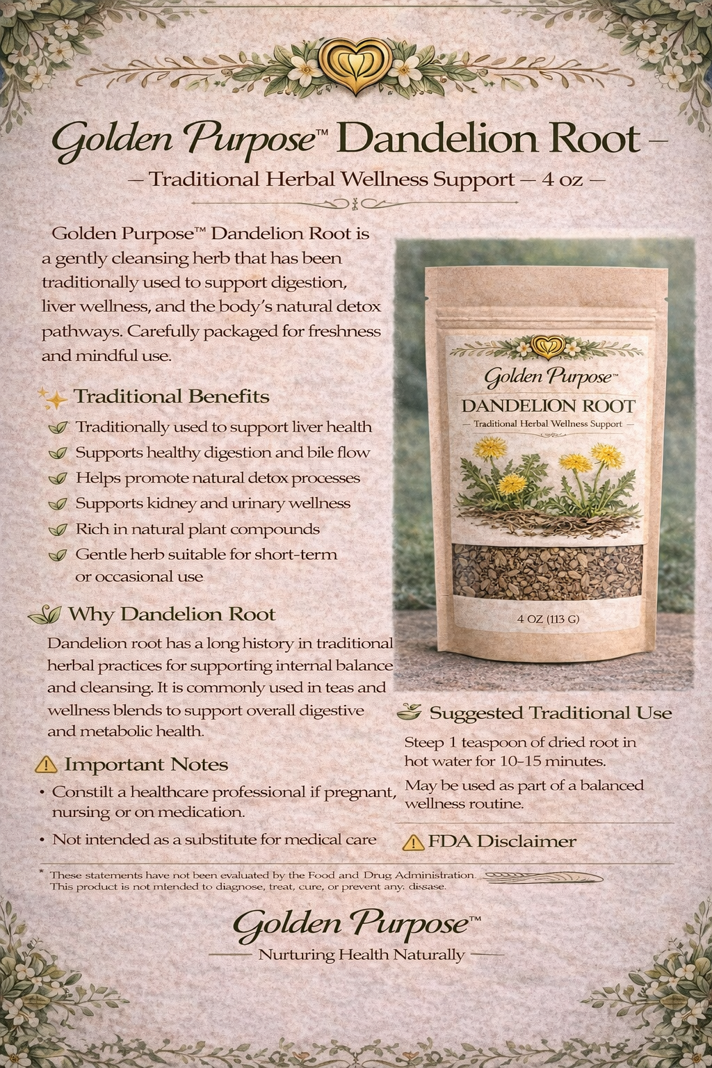 Dandelion Root